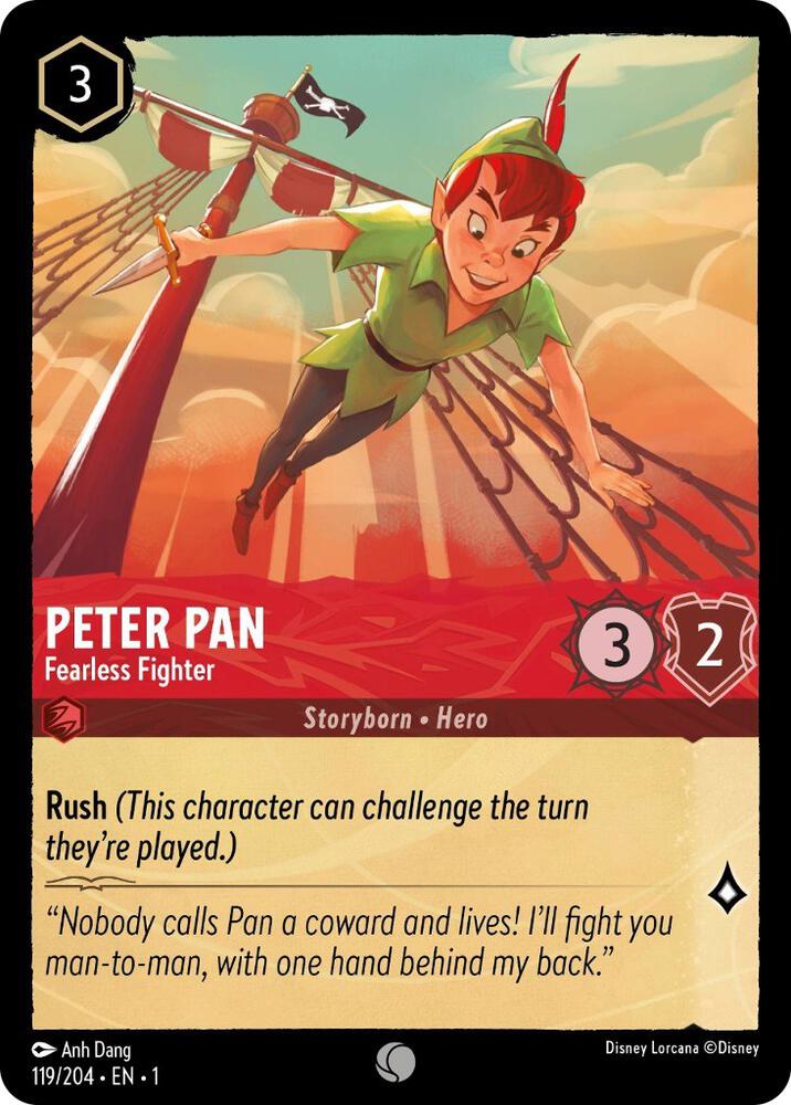 0119 Peter Pan - Fearless Fighter Common The First Chapter