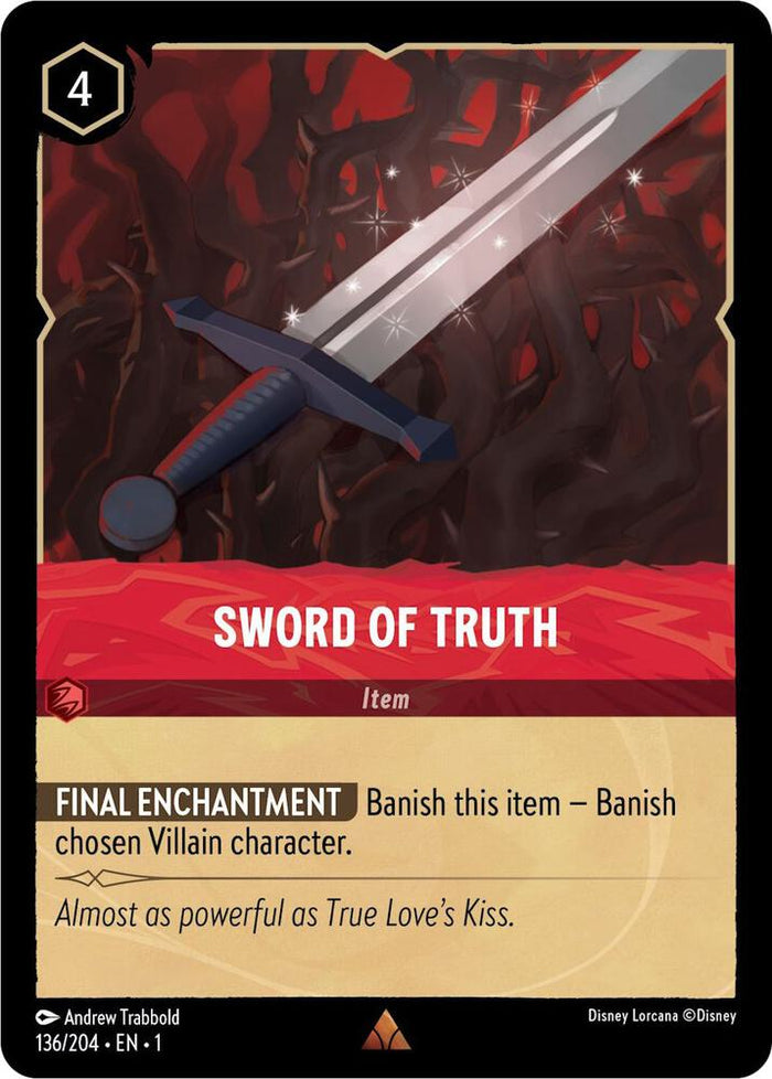 Sword of Truth #136 Rare - The First Chapter Pokemon card