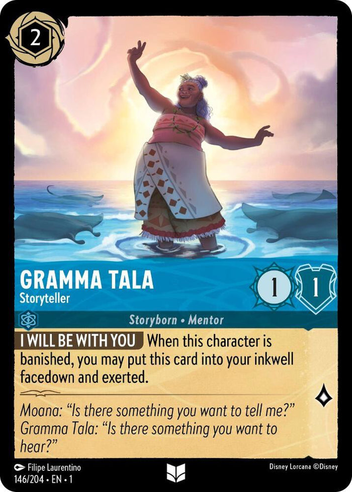 Gramma Tala - Storyteller #146 Uncommon - The First Chapter Pokemon card