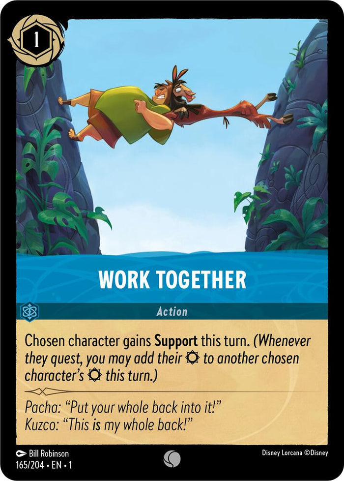 Work Together #165 Common - The First Chapter Pokemon card