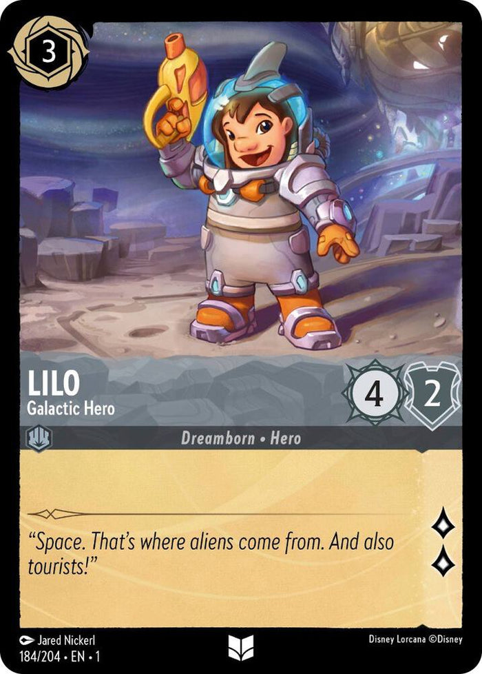 Lilo - Galactic Hero #184 Uncommon - The First Chapter Pokemon card