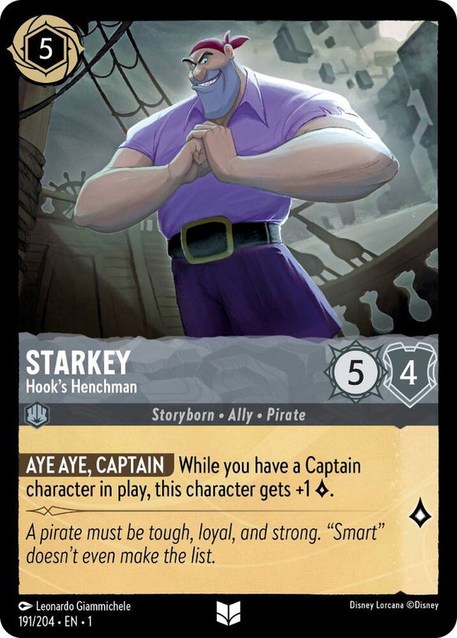 0191 Starkey - Hook's Henchman Uncommon The First Chapter