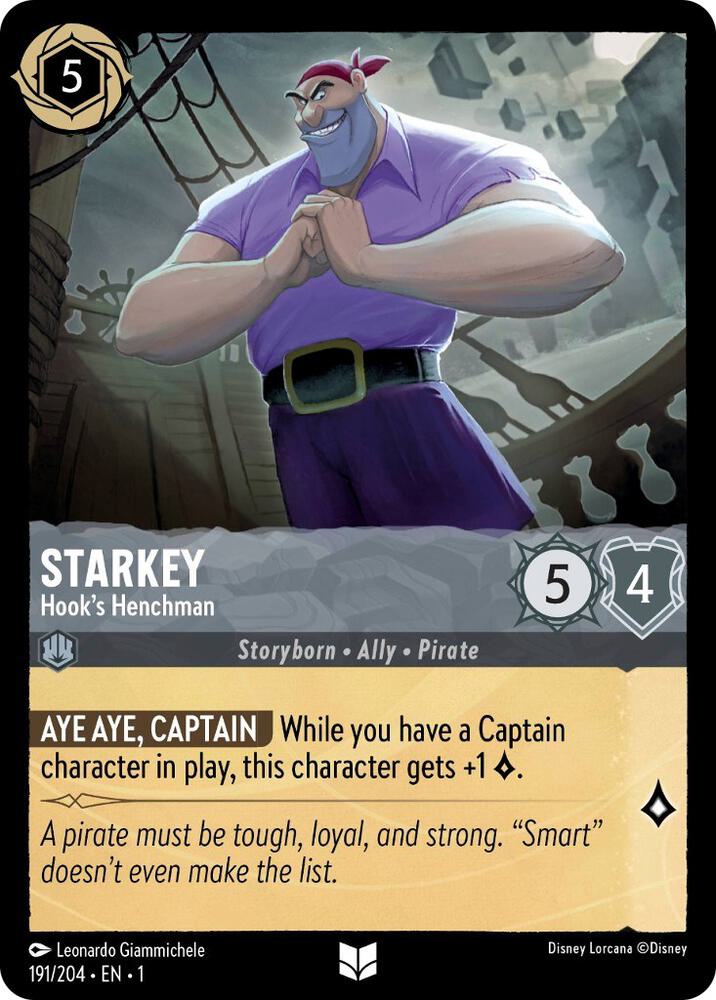 0191 Starkey - Hook's Henchman Uncommon The First Chapter