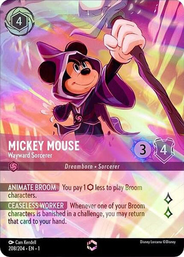 Mickey Mouse - Wayward Sorcerer (Enchanted) #208 Enchanted