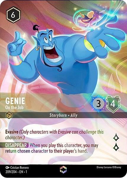 Genie - On the Job (Enchanted) #209 Enchanted - The First Chapter Pokemon card