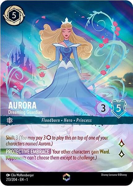 Aurora - Dreaming Guardian (Enchanted) #213 Enchanted - The First Chapter Pokemon card