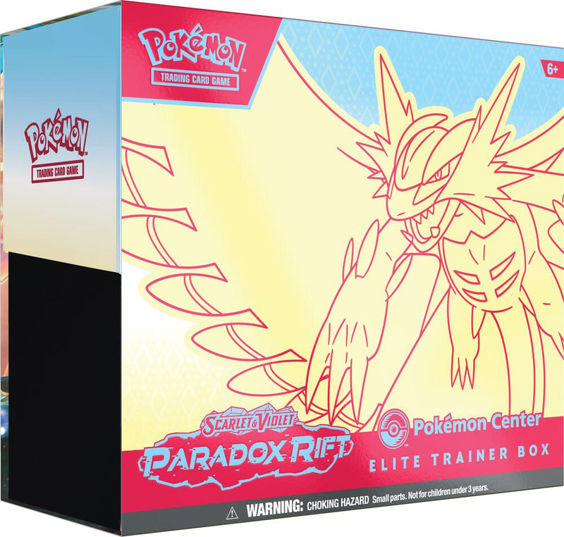 Paradox Rift Pokemon Center Elite Trainer Box Exclusive Roaring Moon - Paradox Rift sealed product