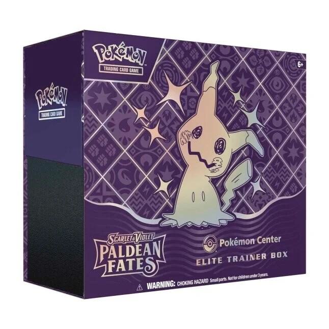 Paldean Fates Pokemon Center Elite Trainer Box Exclusive - Paldean Fates sealed product