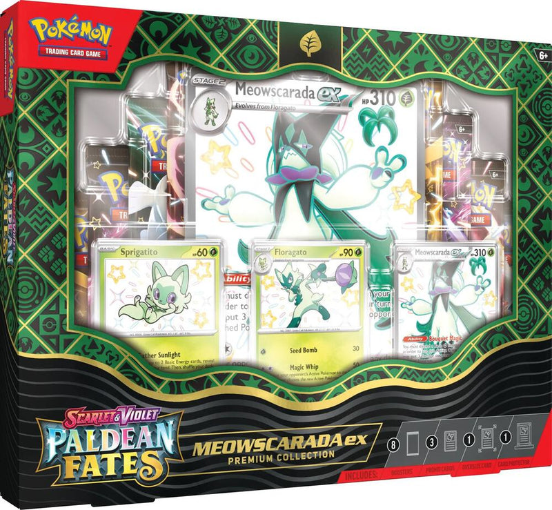 Paldean Fates Premium Collection Meowscarada ex - Paldean Fates sealed product