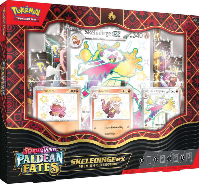 Paldean Fates Premium Collection Skeledirge ex - Paldean Fates sealed product