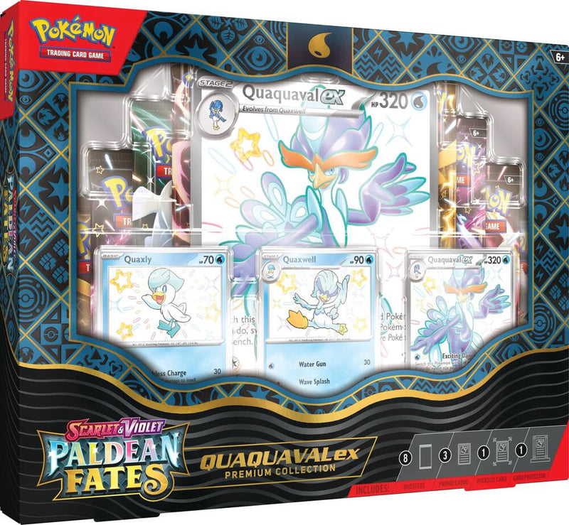 Paldean Fates Premium Collection Quaquaval ex - Paldean Fates sealed product