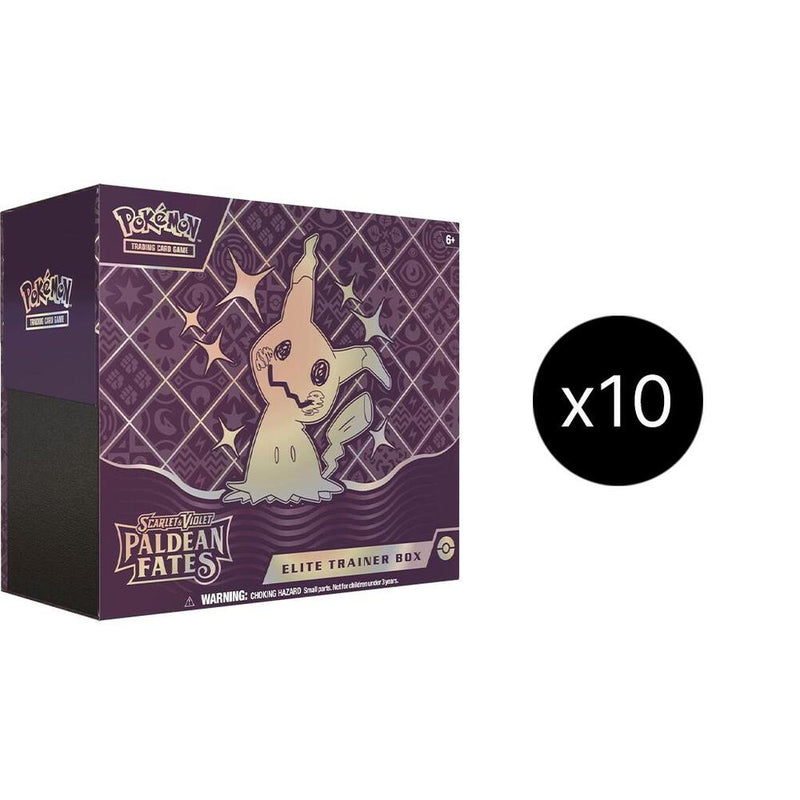 Paldean Fates Elite Trainer Box Case - Paldean Fates sealed product