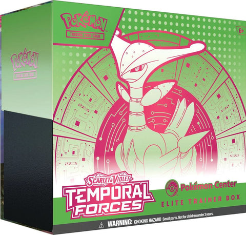 Temporal Forces Pokemon Center Elite Trainer Box Exclusive Iron Leaves
