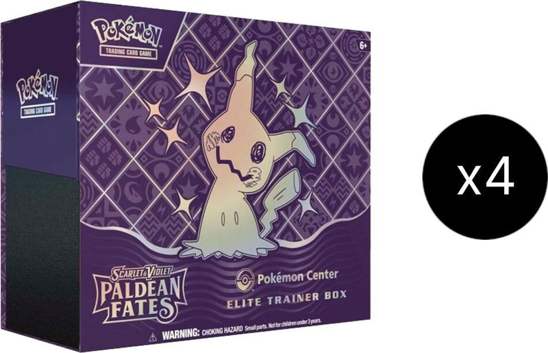 Paldean Fates Pokemon Center Elite Trainer Box Exclusive Case - Paldean Fates sealed product