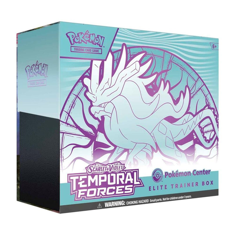 Temporal Forces Pokemon Center Elite Trainer Box Exclusive Walking Wake - Temporal Forces sealed product