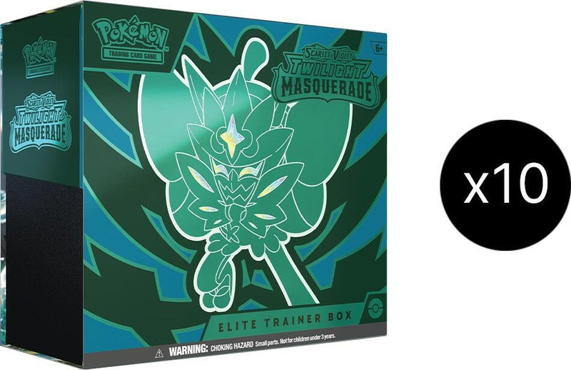 Twilight Masquerade Elite Trainer Box Case - Twilight Masquerade sealed product