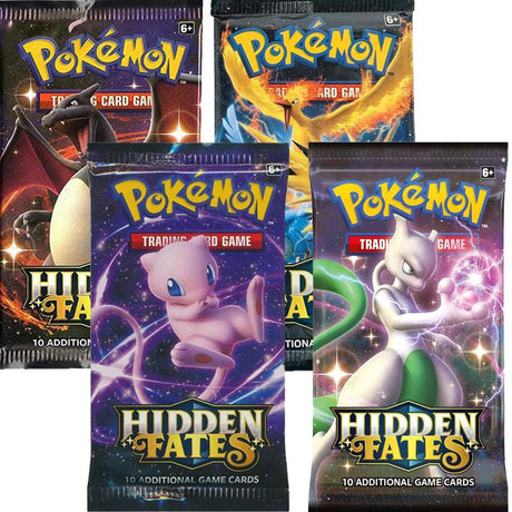 Hidden Fates Booster Pack Art Bundle Set of 4