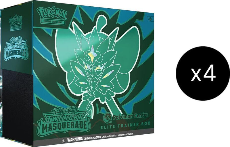 Twilight Masquerade Pokemon Center Elite Trainer Box Exclusive Case - Twilight Masquerade sealed product