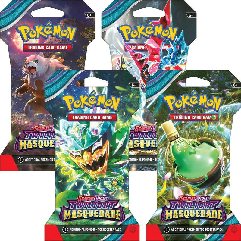 Twilight Masquerade Sleeved Booster Pack Art Bundle Set of 4 - Twilight Masquerade sealed product