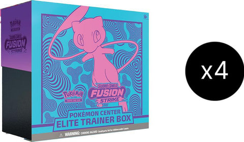 Fusion Strike Pokemon Center Elite Trainer Box Case Exclusive