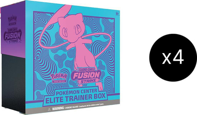 Fusion Strike Pokemon Center Elite Trainer Box Case Exclusive