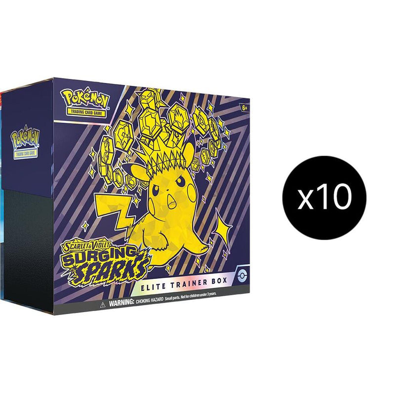 Surging Sparks Elite Trainer Box Case - Surging Sparks sealed product