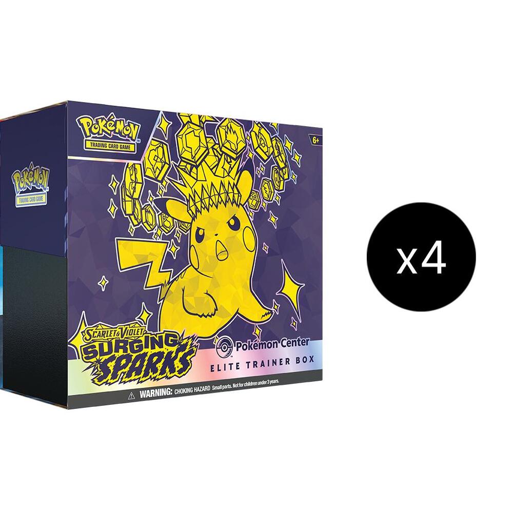 Surging Sparks Pokemon Center Elite Trainer Box Exclusive Case