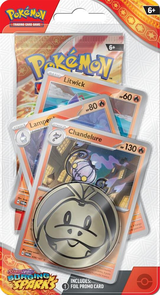 Surging Sparks Premium Checklane Blister Chandelure