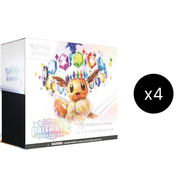 Prismatic Evolutions Pokemon Center Elite Trainer Box Exclusive Case