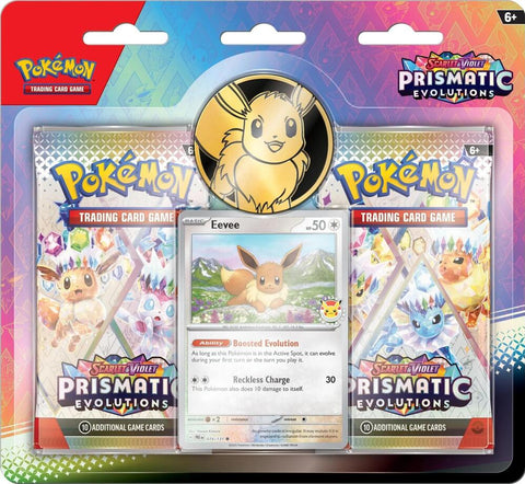 Prismatic Evolutions 2 Pack Blister Eevee