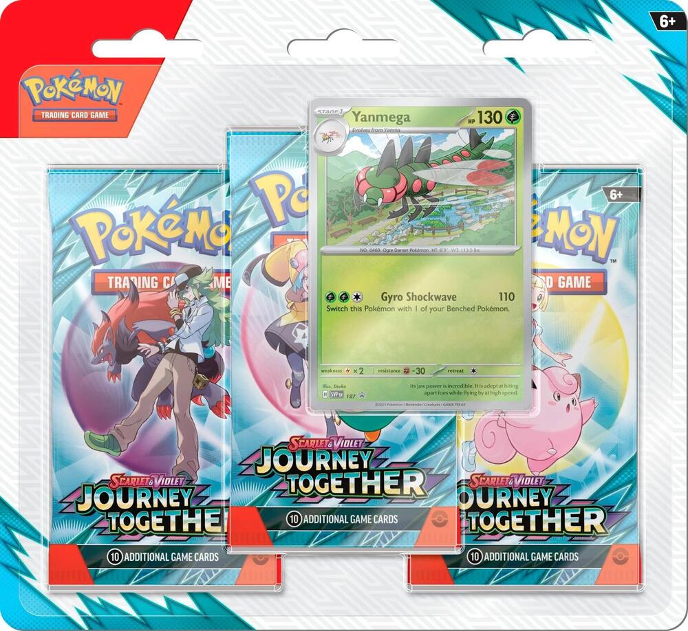 Journey Together 3 Pack Blister Yanmega
