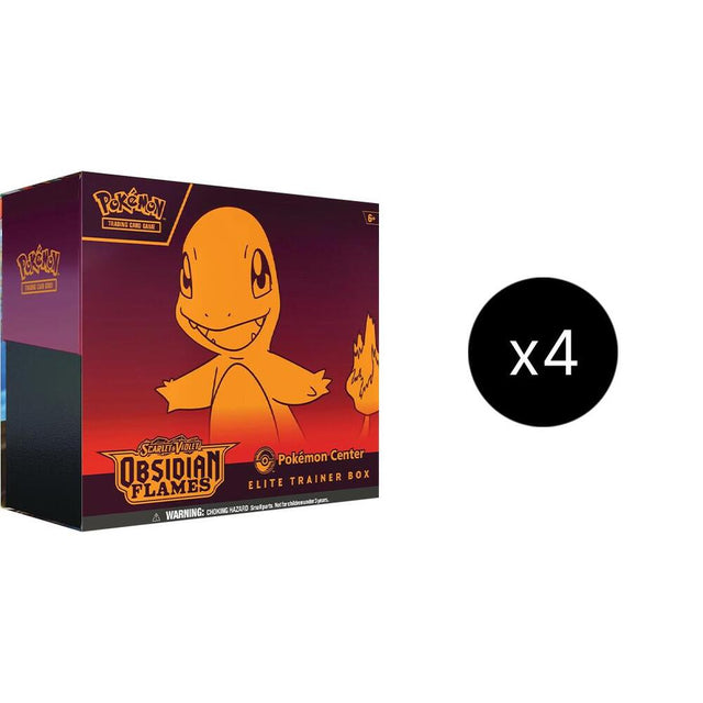 Obsidian Flames Pokemon Center Elite Trainer Box Case Exclusive