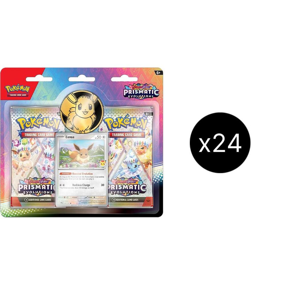 Prismatic Evolutions 2 Pack Blister Case