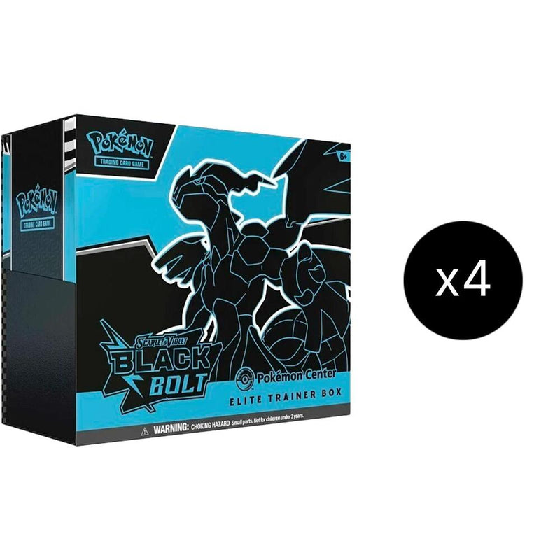 Black Bolt Pokemon Center Elite Trainer Box Exclusive Case - Black Bolt sealed product