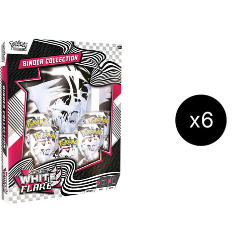 White Flare Binder Collection Case