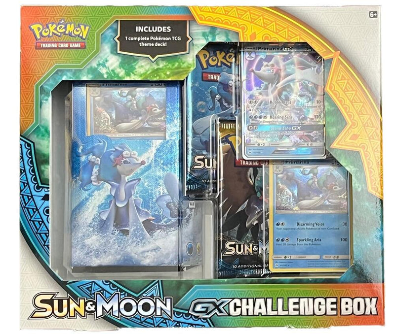 Sun and Moon GX Challenge Box Primarina - Sun & Moon Base Set sealed product