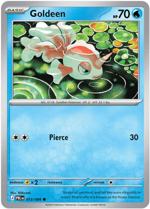 0013 Goldeen Common Pitch Black