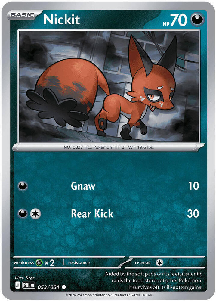 0053 Nickit Common Pitch Black