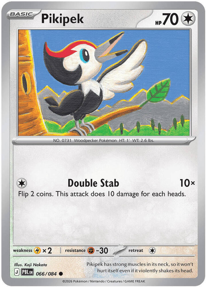 0066 Pikipek Common Pitch Black