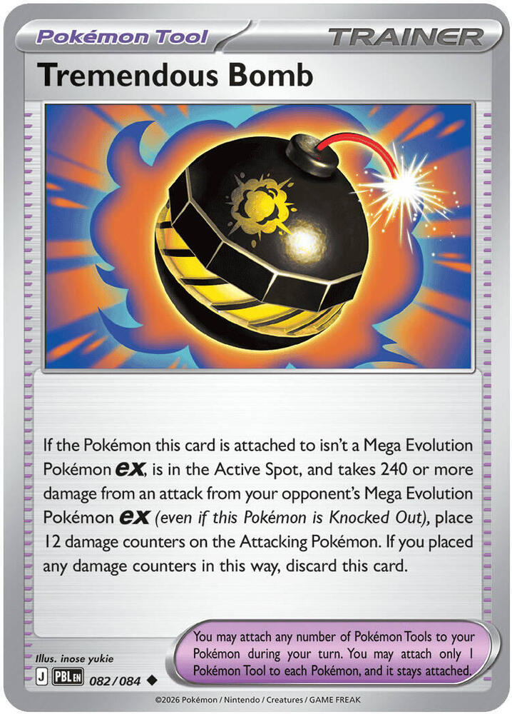 0082 Tremendous Bomb Uncommon Pitch Black
