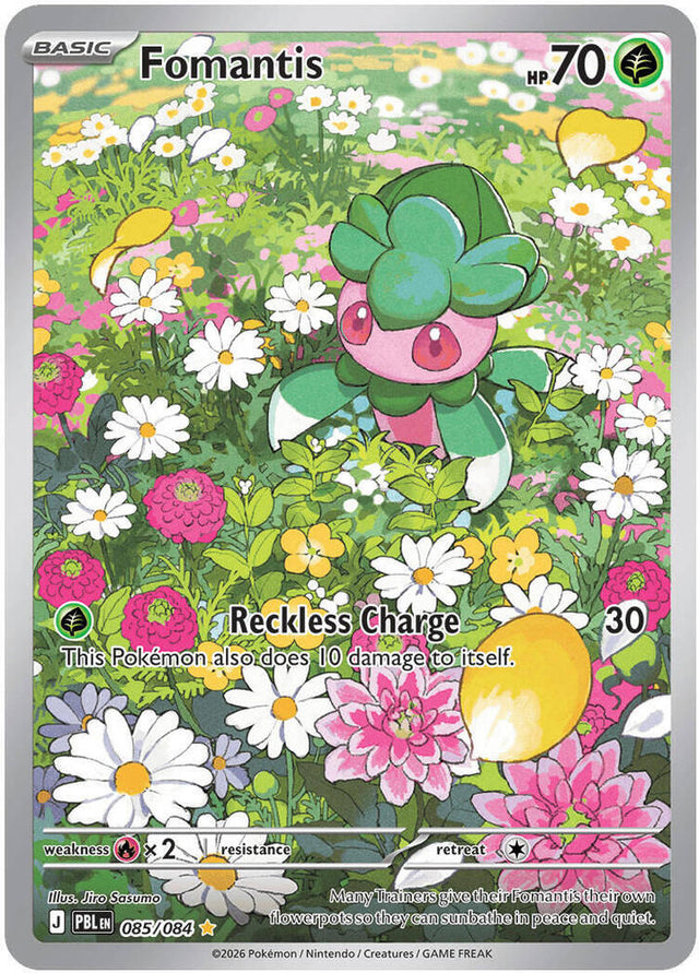 0085 Fomantis Illustration Rare Pitch Black