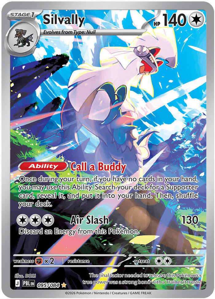 Silvally #095/084 Illustration Rare - Pitch Black Pokemon card