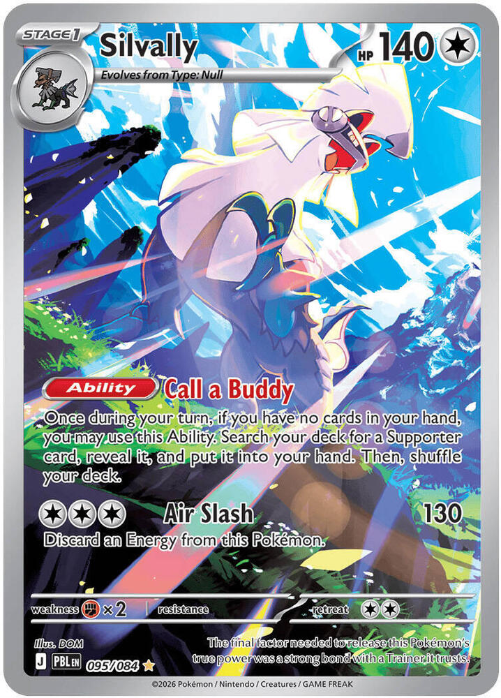 0095 Silvally Illustration Rare Pitch Black