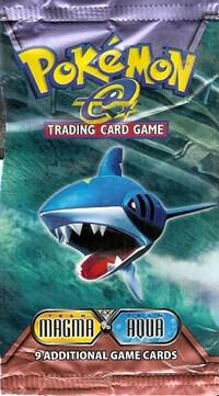 Team Magma vs Team Aqua Booster Pack - Team Magma vs Team Aqua sealed product