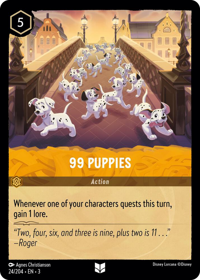 0024 99 Puppies Uncommon Into the Inklands