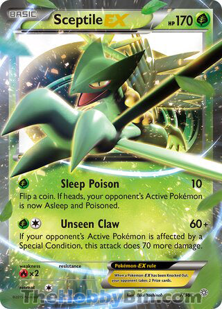0007 Sceptile EX Ultra Rare Ancient Origins