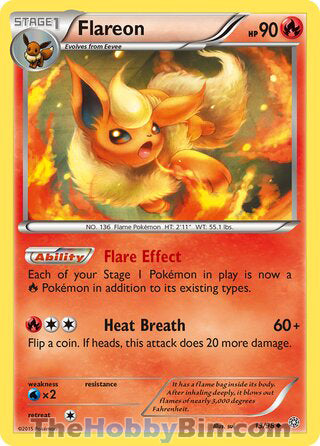 Flareon Ancient Origins Uncommon #13/98