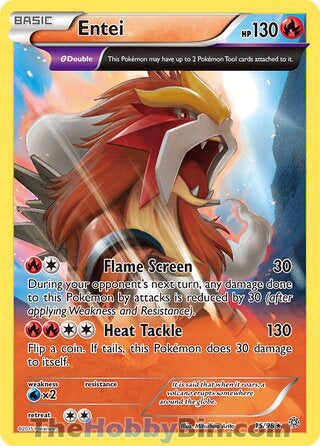 0015 Entei Holo Rare Ancient Origins