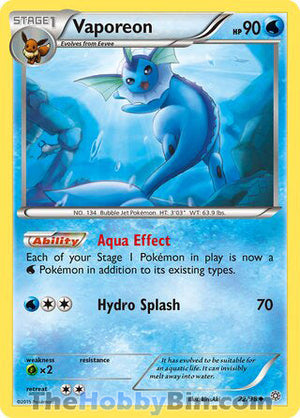 0022 Vaporeon Uncommon Ancient Origins