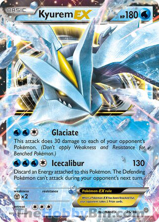 Kyurem EX Ancient Origins Ultra Rare #25/98